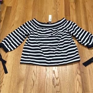 NWT J crew off the shoulder top